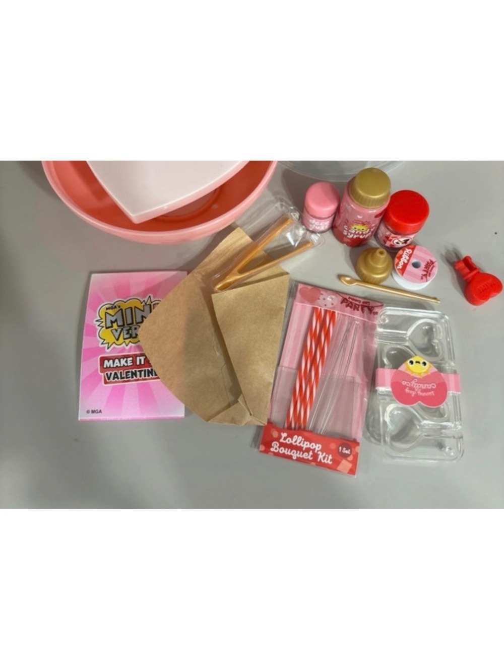 Miniverse Valentines Day popsicle bouquet